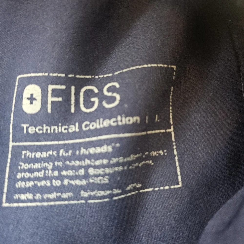 Figs Tansen Jogger Scrub Pants Mens Large Navy Blue Medical Nurse Wear